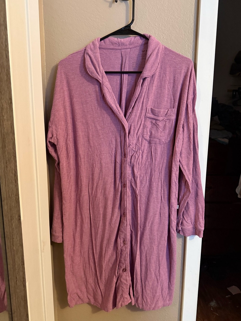 Little Sleepies Bamboo Women’s Nightgown Sleep Shirt Heather Mulberry